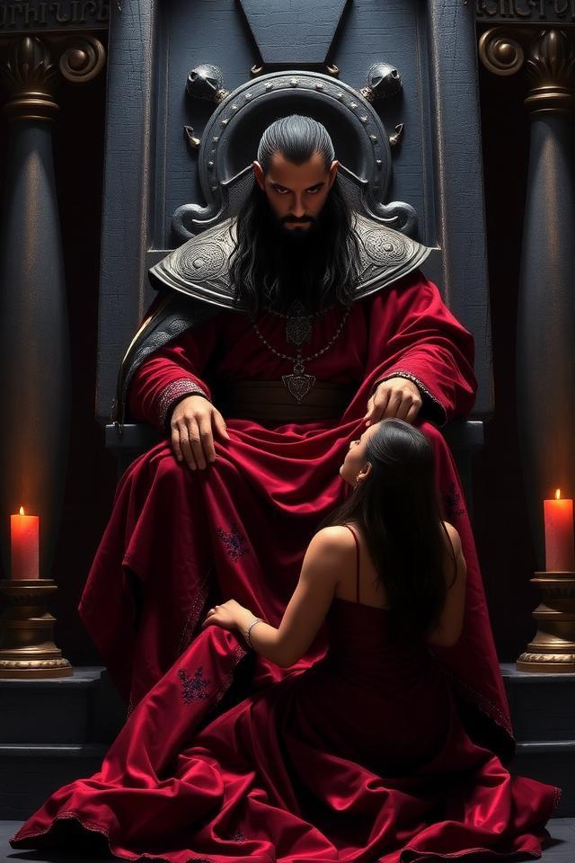 Conquered Princess Worships the King