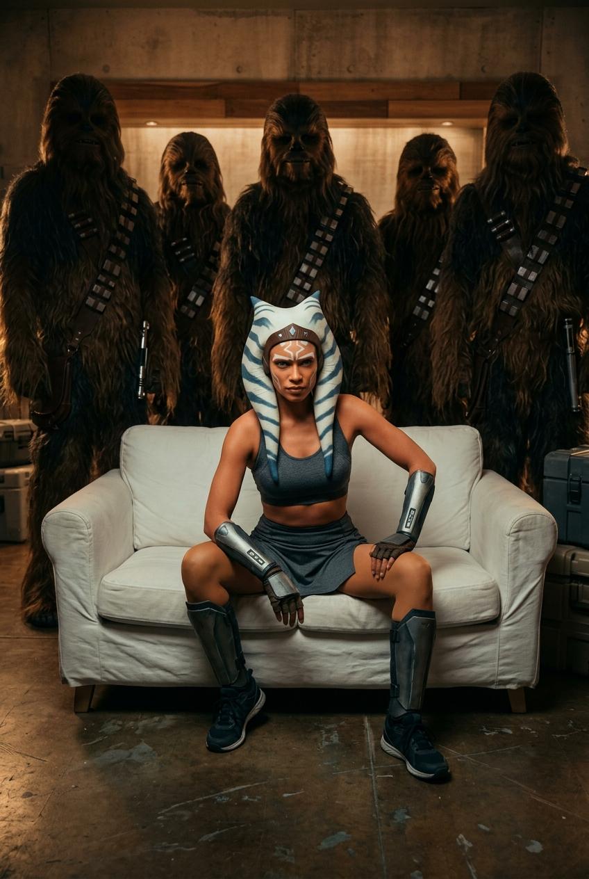 Padawan's Wookiee Gangbang