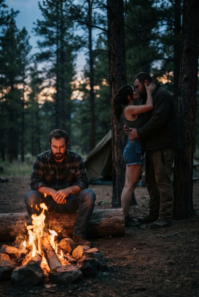 Stag Listens as Wife Fucks Camper