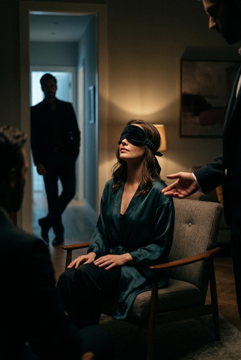 Blindfolded Birthday Gangbang