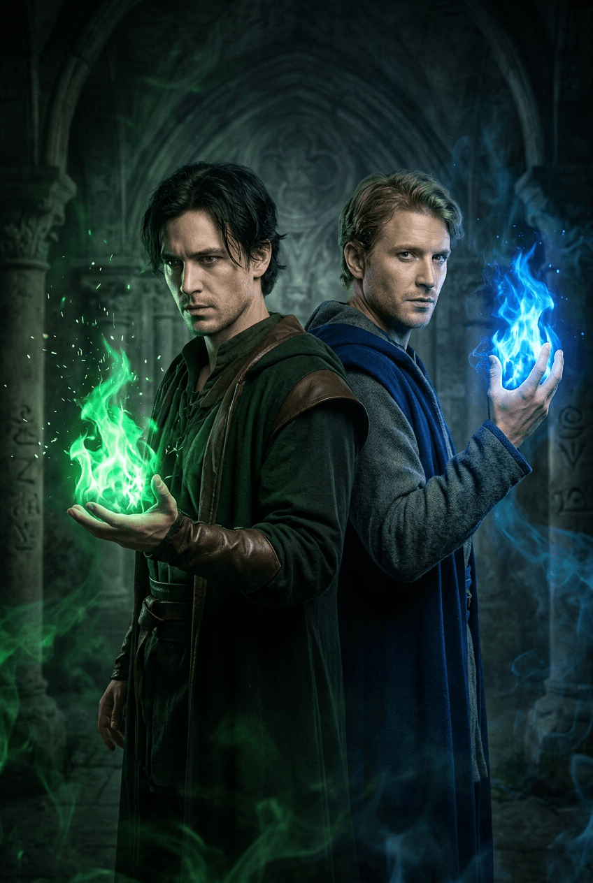 Exiled wizard meets green flame in Paris