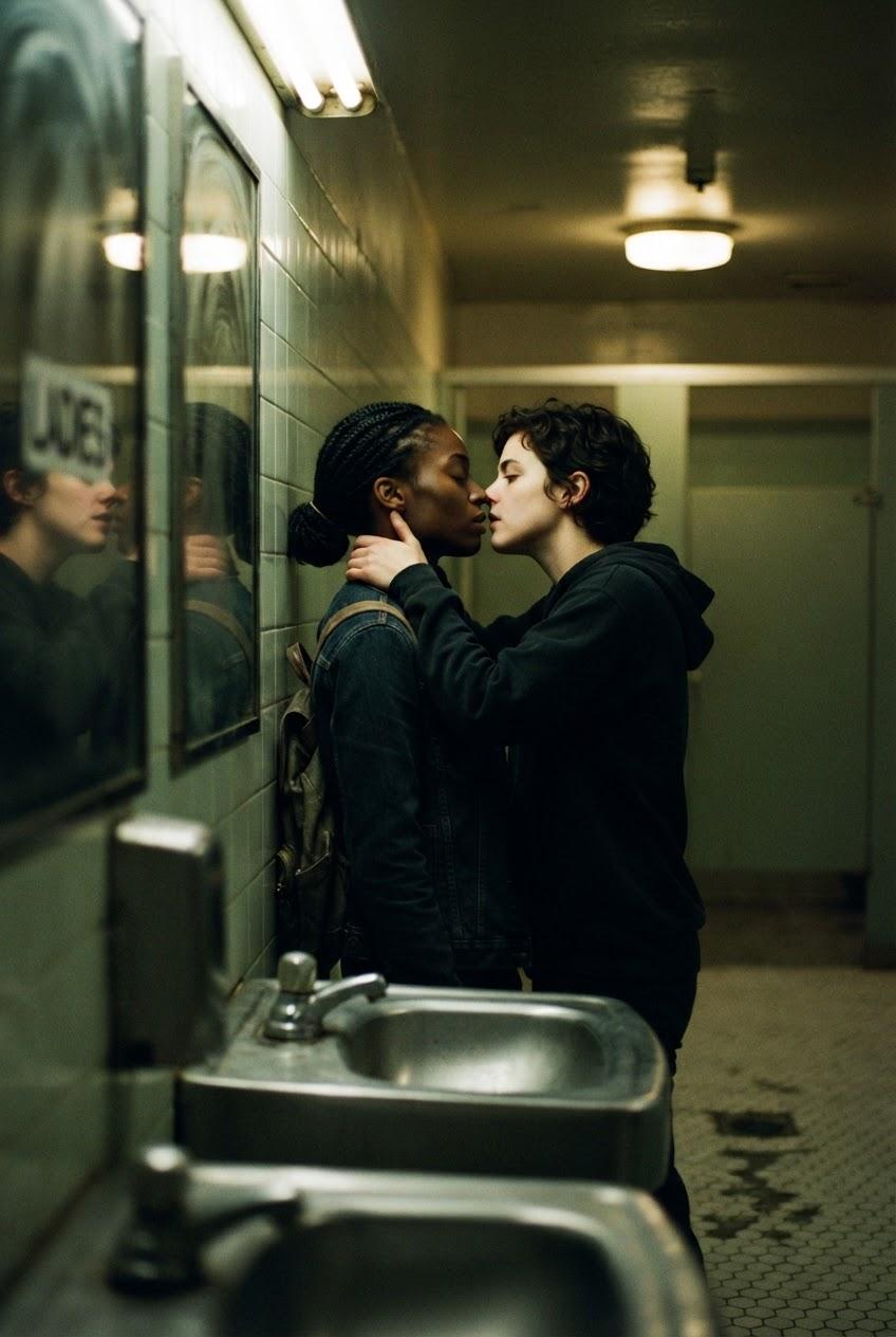Rivals' bathroom hookup