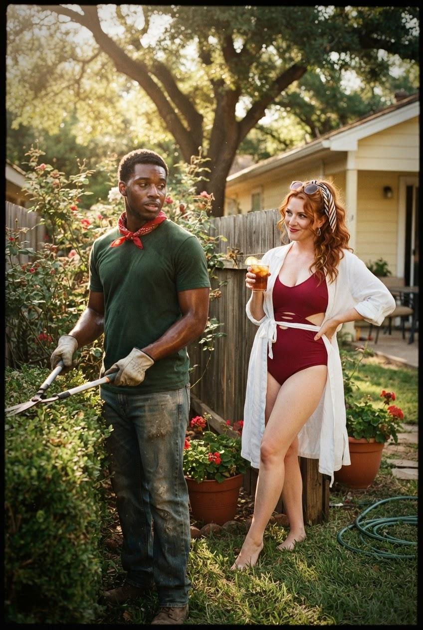 Neighbor's Seduction: Poolside Surrender
