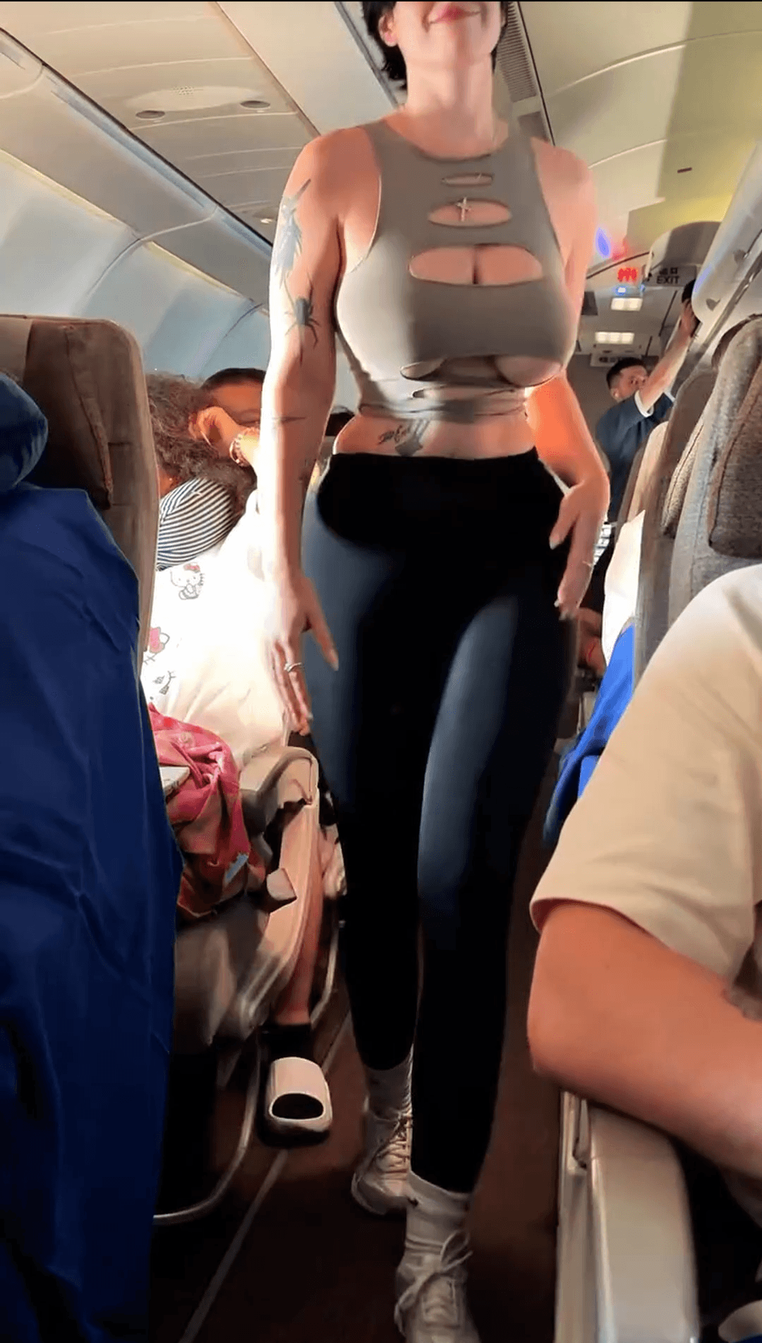 Stroked by a Magic Woman on a Plane