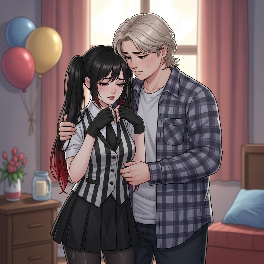 When Kris embraced Eri on her birthday