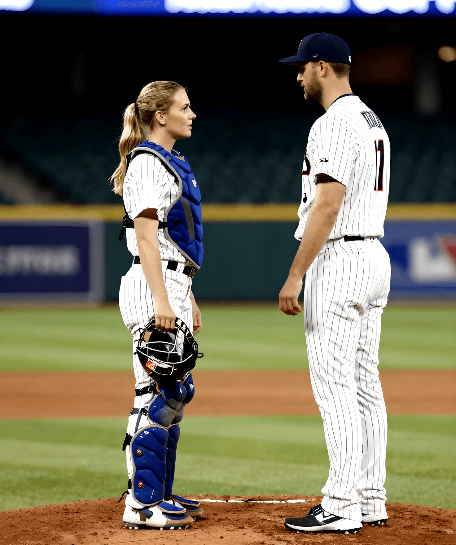 Catcher Gets the Pitcher to Pitch