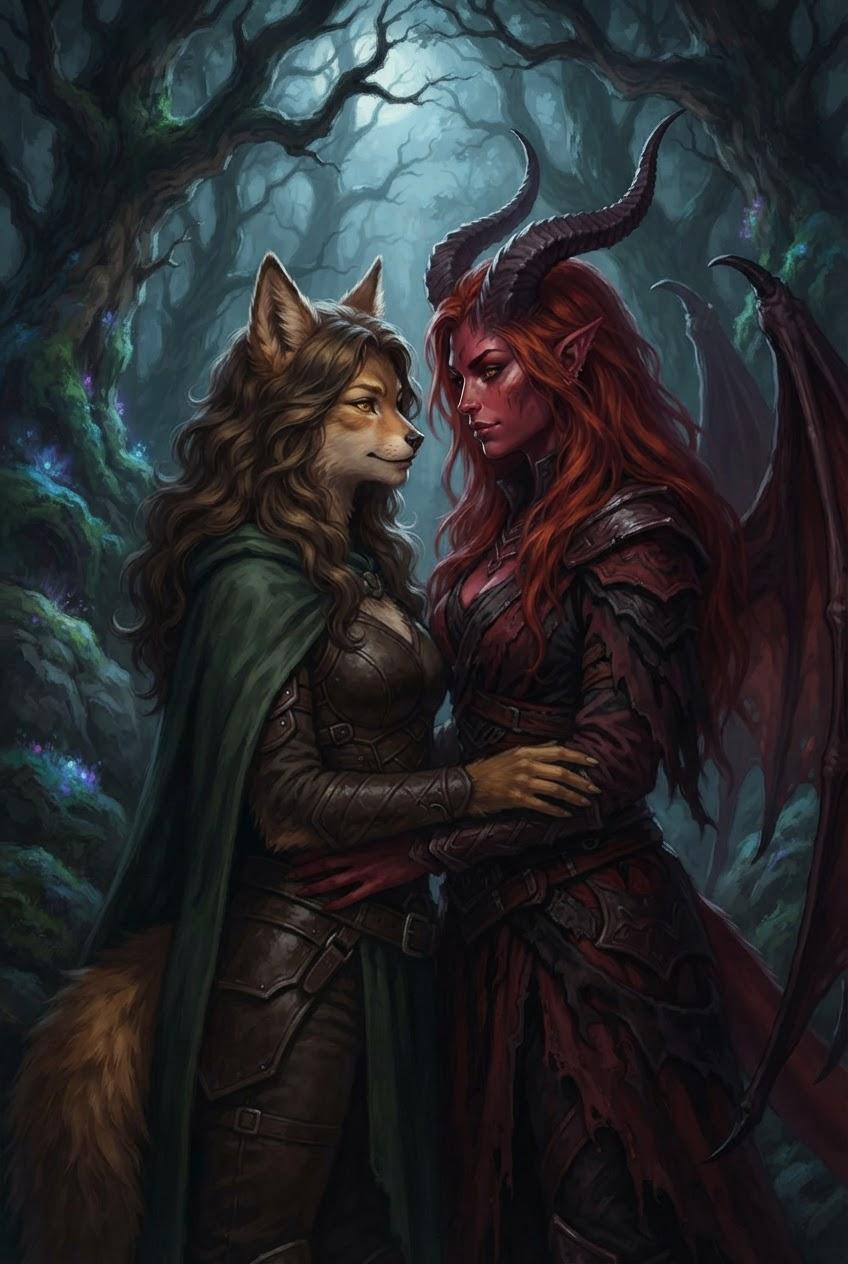Werewolf in Heat Seduced by Red's Massive Cock