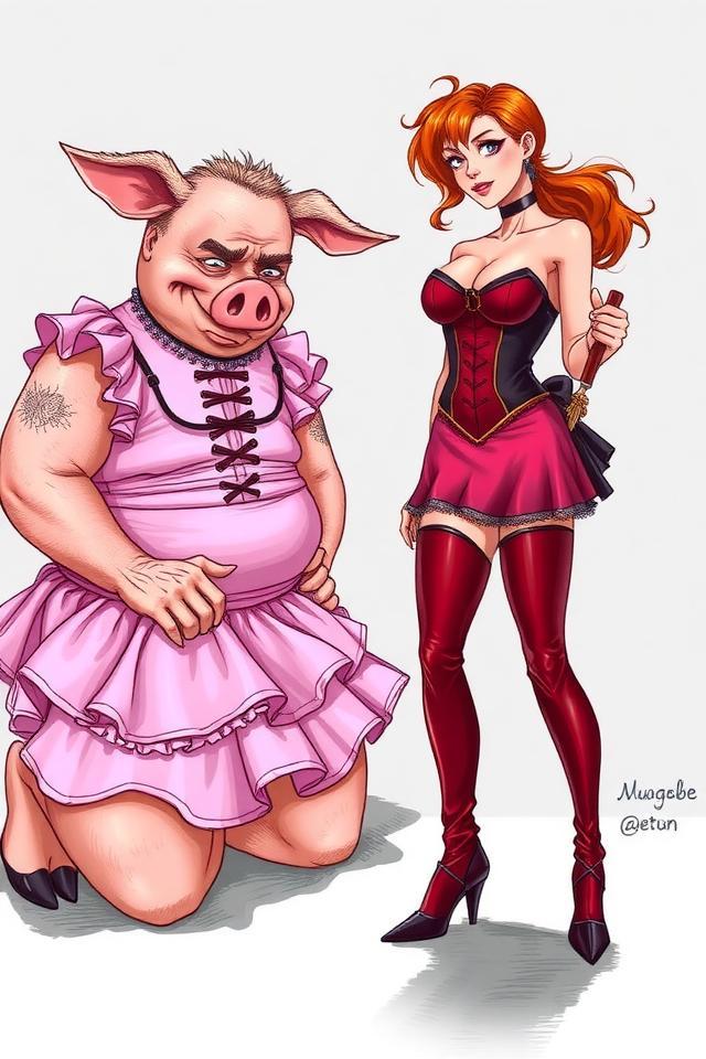 The Sissy Pig's Party Humiliation