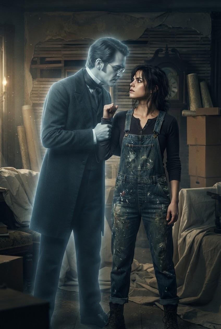 Spanked by a ghost