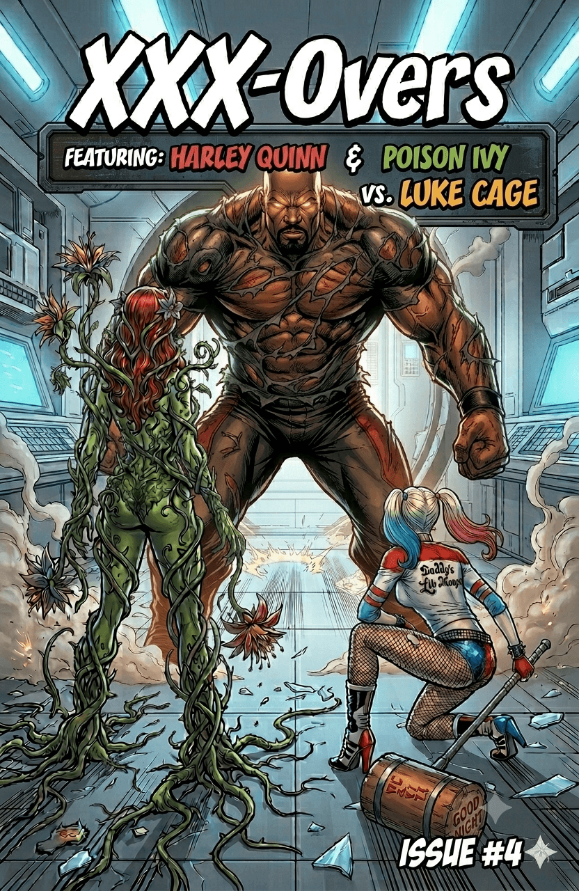 XXX-Overs #4 Harley and Ivy vs Luke Cage