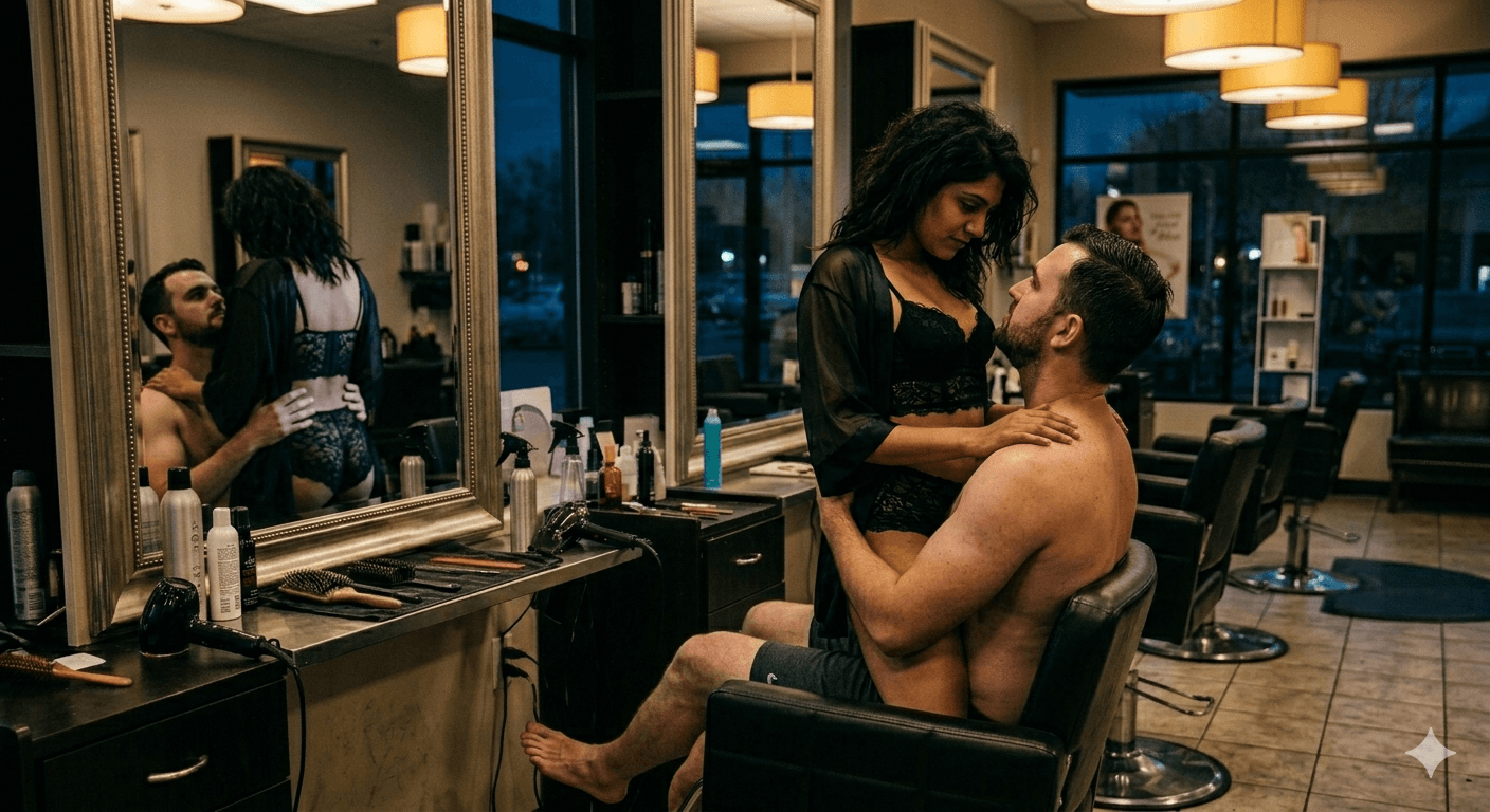 Barber Seduces Client After Hours