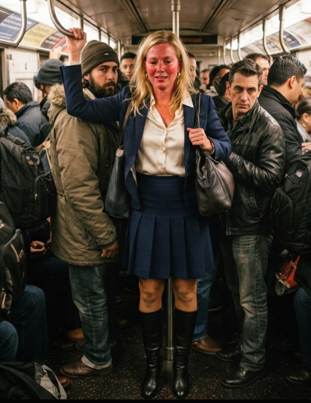 Late to Work, Taken on the Train