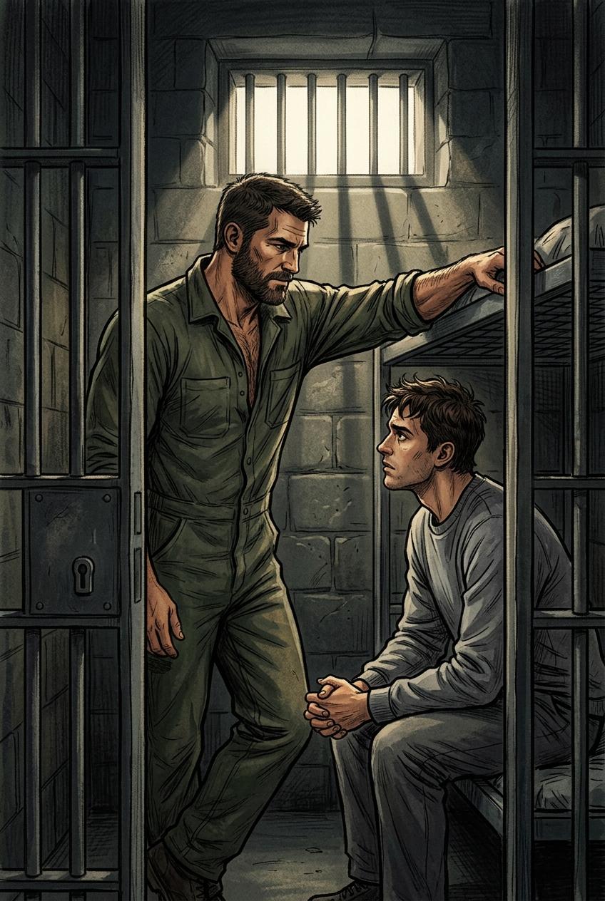 Cellmate claims scared new prisoner